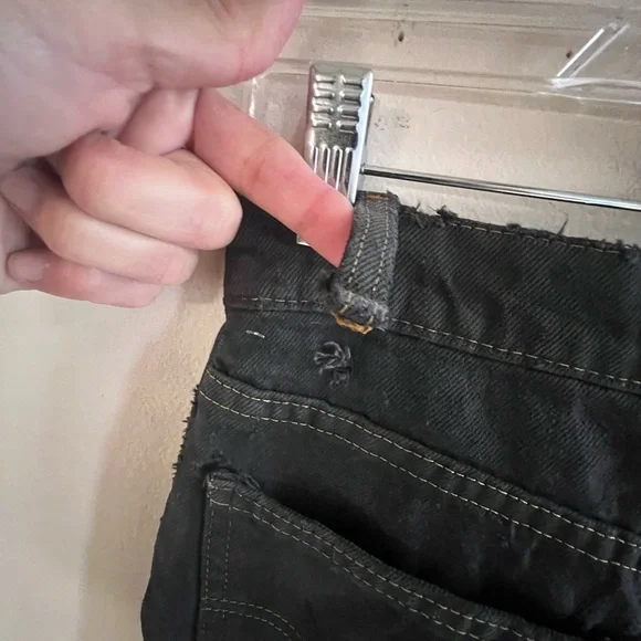 LEVIS Up cycled Jeans NWT 25 XS - Picture 8 of 10